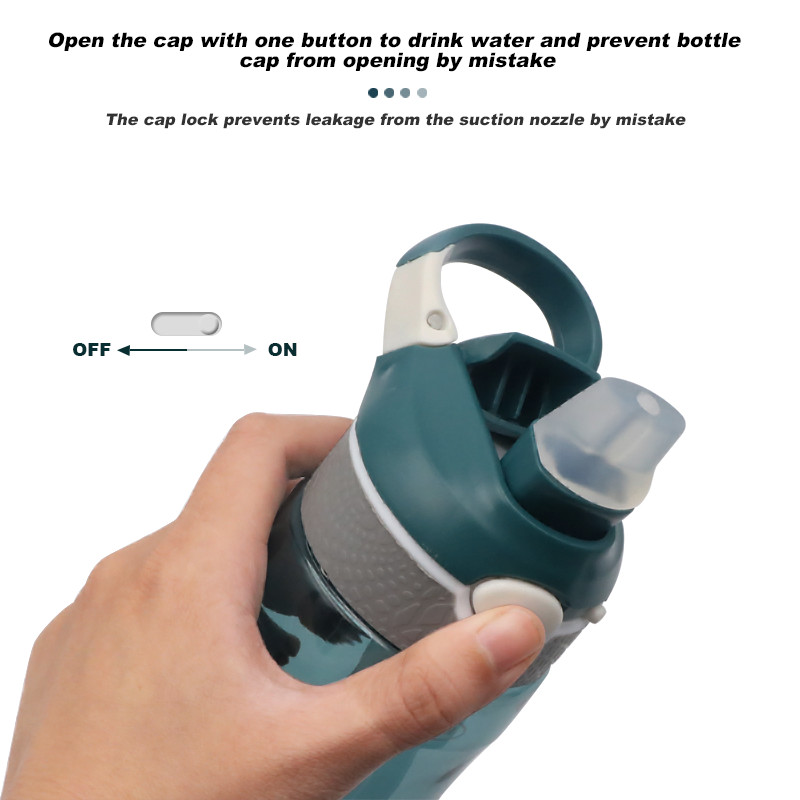 Dviračio atšokimo dangtelis Sportinis puodelis Nešiojamas dviratis Tritan puodelis lauko fitneso virdulys dviračių sportas ančių snapų geriamasis šiaudų butelis