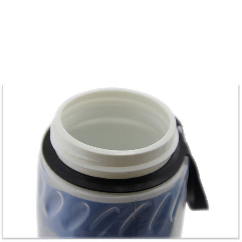 Ciclism Presare Sticla de apă Sporturi în aer liber Camping Bicicletă Plastic Păstrează Apa Rece Sticlă Sticlă de izolare cu două straturi U0001