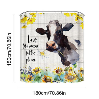 Zavjese za tuširanje sa životinjama Vodootporna tkanina Zavjese za kupanje kućnih ljubimaca Šarene ljupke zavjese sa životinjama Dekoracija kupaonice za kadu