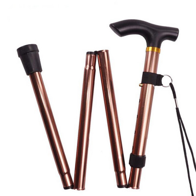 Collapsible Telescopic Folding Cane Elder Cane Walking Trusty Sticks Elder Crutches For Mothers The Elder Fathers