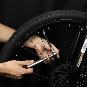 WEST BIKING Ръчна мини велосипедна помпа Въздушна помпа за гуми Schrader Presta Valve Топка Игла Маркуч MTB Аксесоари Преносима велосипедна помпа