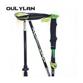 Сгъваема щека за катерене Мултифункционална щека за преходи Преносим антишоков алпенщок Бастун за сняг На открито