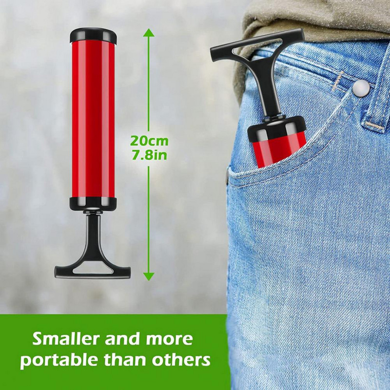 1 rinkinys, naudingas platus naudojimo vadovas krepšinio futbolo pripučiamas siurblys pripučiamiems kamuoliams Oro kamuoliukų siurblys Kamuolinis rankinis siurblys