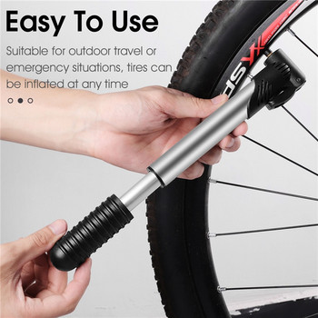 Φορητή αντλία ποδηλάτου Mini Bike Cycling Hand Air Pump Ball Tire Inflator Schrader Presta Valve MTB Road Bike Αξεσουάρ