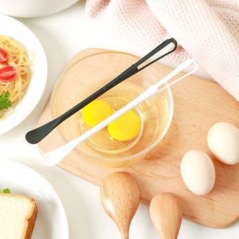 Επαναχρησιμοποιήσιμο Mini Whisk Spoon Διπλής άκρης Tiny Spoon Spatula Ελαφρύ χειροκίνητο μπλέντερ αυγών Μίξερ αυγών χειρός Gadget κουζίνας