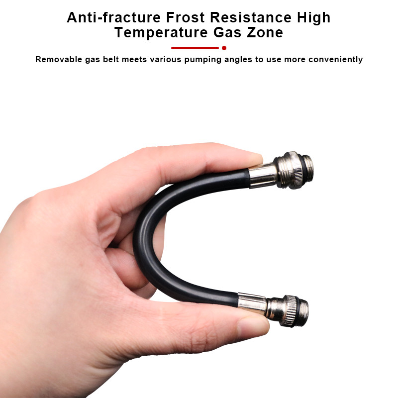 Φορητή αντλία ποδηλάτου υψηλής πίεσης Ανθεκτική αντλία αέρα ποδηλάτου δρόμου Αντλία βαλβίδας φουσκώματος ελαστικών από κράμα αλουμινίου Συμπαγής βουνίσιο παιχνίδι με μπάλα