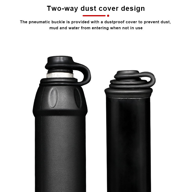 Φορητή αντλία ποδηλάτου υψηλής πίεσης Ανθεκτική αντλία αέρα ποδηλάτου δρόμου Αντλία βαλβίδας φουσκώματος ελαστικών από κράμα αλουμινίου Συμπαγής βουνίσιο παιχνίδι με μπάλα