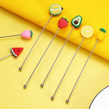 Creative Wine Glass Bar Swizzle Mixing Stick Cocktail Drink Stirring Stirring Stick Mixer Muddler For Restaurant Bar Party Cafe Bar Tool