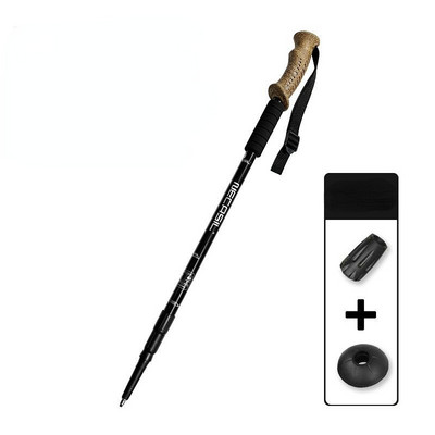 Reguliuojami itin lengvi bėgimo lazdos iš aliuminio lydinio lazdos takas bėgimo žygis Alpenstock sulankstomas turizmui