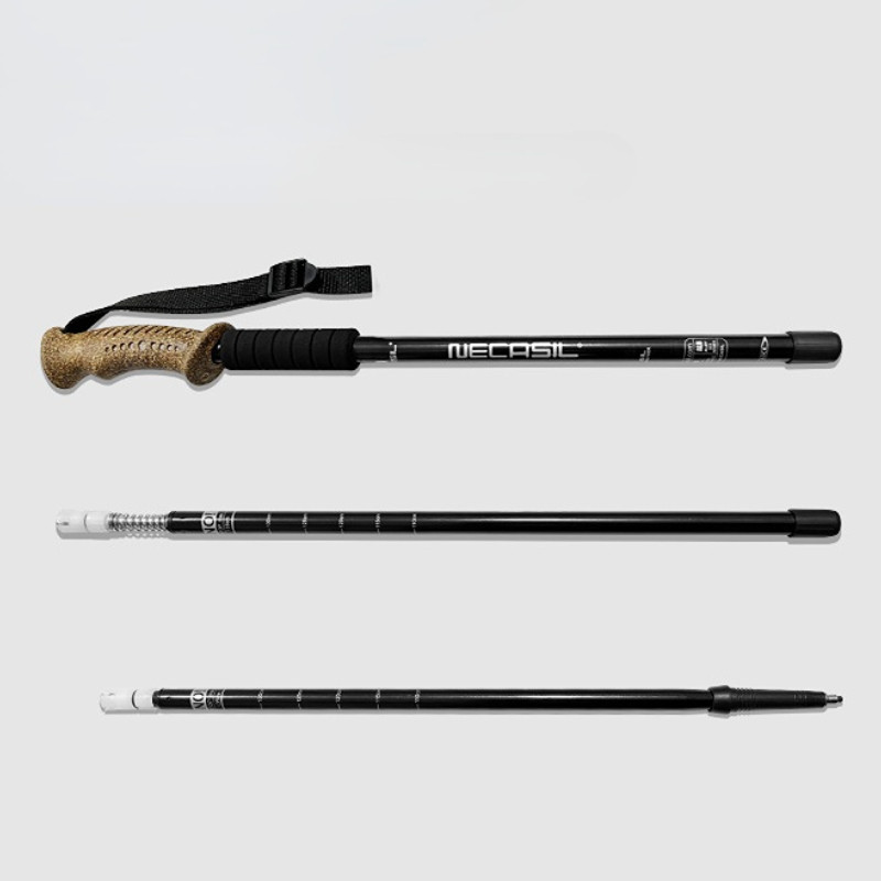 Reguliuojami itin lengvi bėgimo lazdos iš aliuminio lydinio lazdos takas bėgimo žygis Alpenstock sulankstomas turizmui