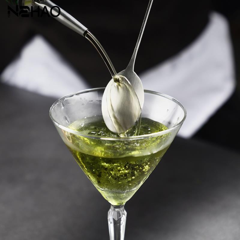 1PC Лъжица за разбъркване от неръждаема стомана Прибираща се мини телескопична лъжица Пръчка за бъркалка с дълга дръжка за кафе и мляко