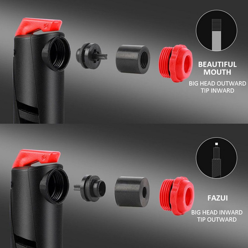 Minirattapump nailon-alumiiniumsulamist jalgratta käsikuuli rehvipump Schrader Presta Valve MTB maanteeratta õhupump