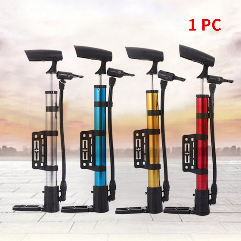 Põranda tüüp Aksessuaarid Jalgrattapump Jalgrattasõit Alumiiniumisulamist minikõrgsurve kokkupandav pedaal, kaasaskantav klambriga käeshoitav