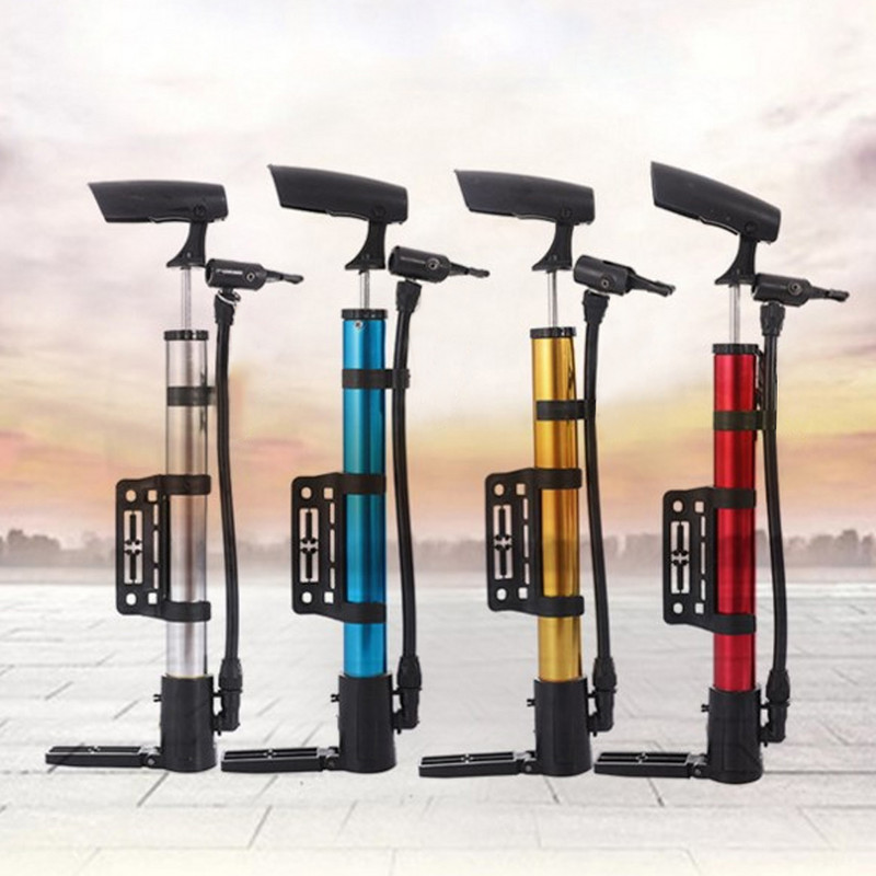 Põranda tüüp Aksessuaarid Jalgrattapump Jalgrattasõit Alumiiniumisulamist minikõrgsurve kokkupandav pedaal, kaasaskantav klambriga käeshoitav