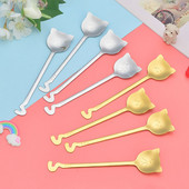 Teekohvi segamislusikas roostevabast terasest lusikas keraamilise käepidemega Kassikujuline magustoidulusikas Kööginõu keraamiline käepide