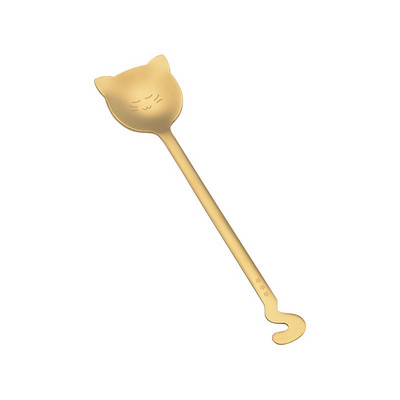 Teekohvi segamislusikas roostevabast terasest lusikas keraamilise käepidemega Kassikujuline magustoidulusikas Kööginõu keraamiline käepide