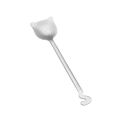 Teekohvi segamislusikas roostevabast terasest lusikas keraamilise käepidemega Kassikujuline magustoidulusikas Kööginõu keraamiline käepide