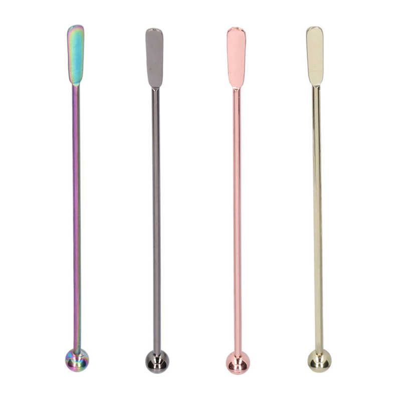 Αναδευτήρας από ανοξείδωτο χάλυβα 21Χ0,8 εκ. Cocktail Coffee Beverage Drink Stirring Rod Bartender Tools Accessories