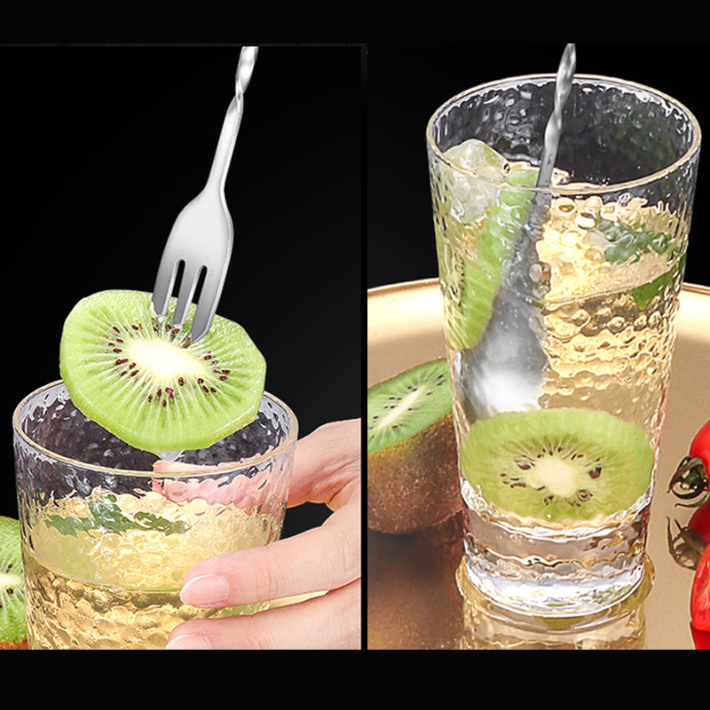 304 Лъжици от неръждаема стомана Миксер за коктейлни напитки Muddler Разбъркване Смесване Лъжица за разбъркване Черпак Шейкър за коктейли Лъжица Бар Инструмент