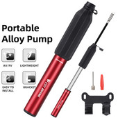 WEST BIKING 120PSI Pumpa za gume za bicikle Prijenosna pumpa za napuhavanje bicikla Teleskopska pumpa za napuhavanje guma za bicikle Ručna pumpa Dodatak za biciklizam