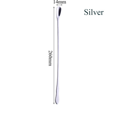 1 vnt ilgos rankenos nerūdijančio plieno spiraliniai kokteilių šaukštai Teadrop kaušeliai barmeno maišymo įrankiai virtuvės reikmenys priedai