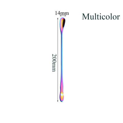 1 vnt ilgos rankenos nerūdijančio plieno spiraliniai kokteilių šaukštai Teadrop kaušeliai barmeno maišymo įrankiai virtuvės reikmenys priedai