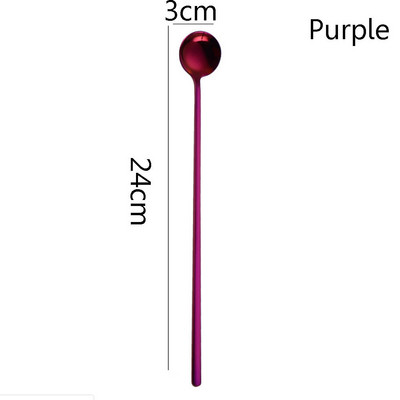 1 vnt ilgos rankenos nerūdijančio plieno spiraliniai kokteilių šaukštai Teadrop kaušeliai barmeno maišymo įrankiai virtuvės reikmenys priedai