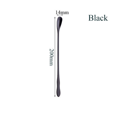 1 vnt ilgos rankenos nerūdijančio plieno spiraliniai kokteilių šaukštai Teadrop kaušeliai barmeno maišymo įrankiai virtuvės reikmenys priedai