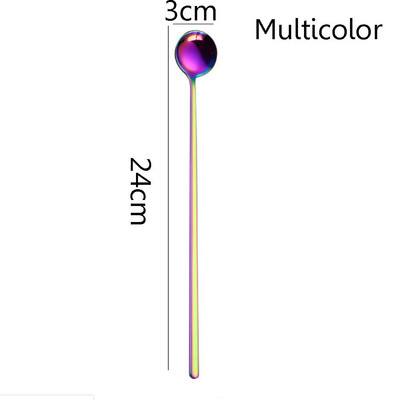 1 vnt ilgos rankenos nerūdijančio plieno spiraliniai kokteilių šaukštai Teadrop kaušeliai barmeno maišymo įrankiai virtuvės reikmenys priedai