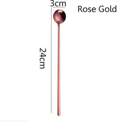 1 vnt ilgos rankenos nerūdijančio plieno spiraliniai kokteilių šaukštai Teadrop kaušeliai barmeno maišymo įrankiai virtuvės reikmenys priedai