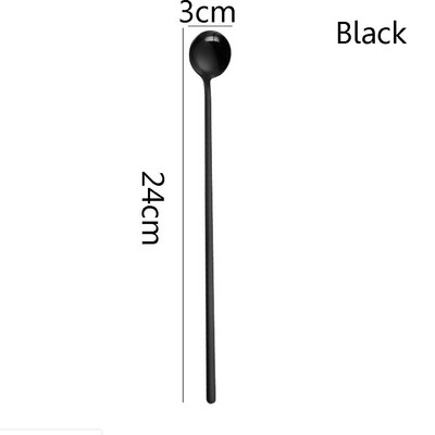 1 vnt ilgos rankenos nerūdijančio plieno spiraliniai kokteilių šaukštai Teadrop kaušeliai barmeno maišymo įrankiai virtuvės reikmenys priedai