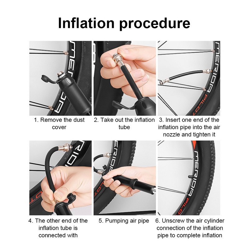 Käsiõhupumba täiturid Kõrgsurve Jalgrattatarvikud Õhukompressor