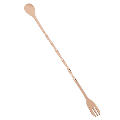 Неръждаема стомана Rose Gold Black Sliver Бар Лъжици Миксер за коктейлни напитки Muddler Цедка за лед Коктейл Шейкър