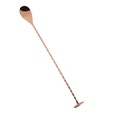 Неръждаема стомана Rose Gold Black Sliver Бар Лъжици Миксер за коктейлни напитки Muddler Цедка за лед Коктейл Шейкър