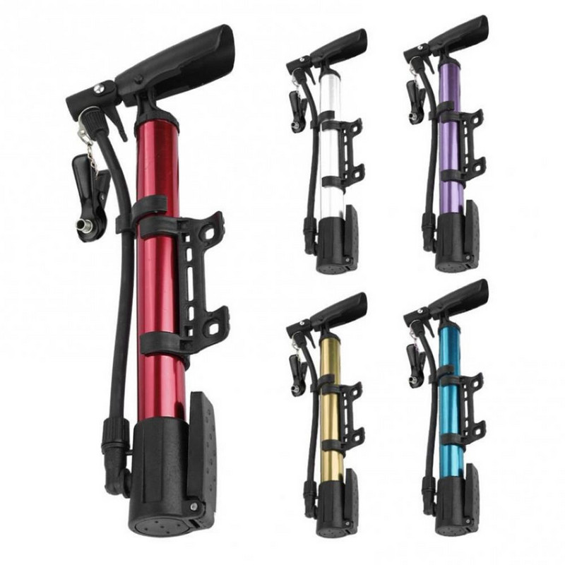 Pompă portabilă de umflare din aliaj de aluminiu pentru bicicletă fotbal american britanic valvă aer