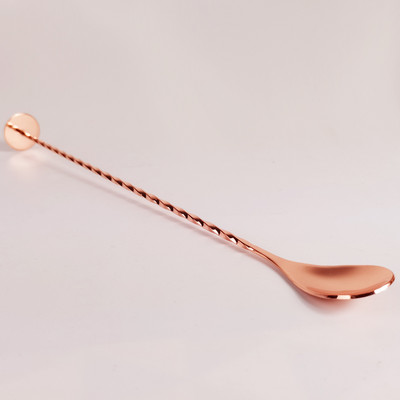 Rose Gold Black Sliver Bar lusikad kokteilijoogisegisti roostevabast terasest segaja jääsõel kokteilišeiter