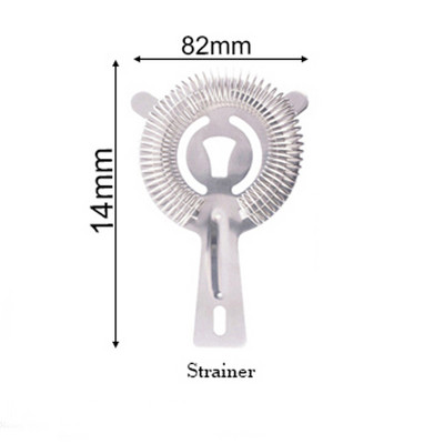 Rose Gold Black Sliver Bar lusikad kokteilijoogisegisti roostevabast terasest segaja jääsõel kokteilišeiter