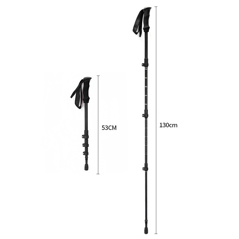 Nordic Walking Bețe de trekking Bastoane de drumeție de mers pe jos Alpenstock reglabil anti-șoc Sporturi în aer liber pentru bărbați, femei, munți