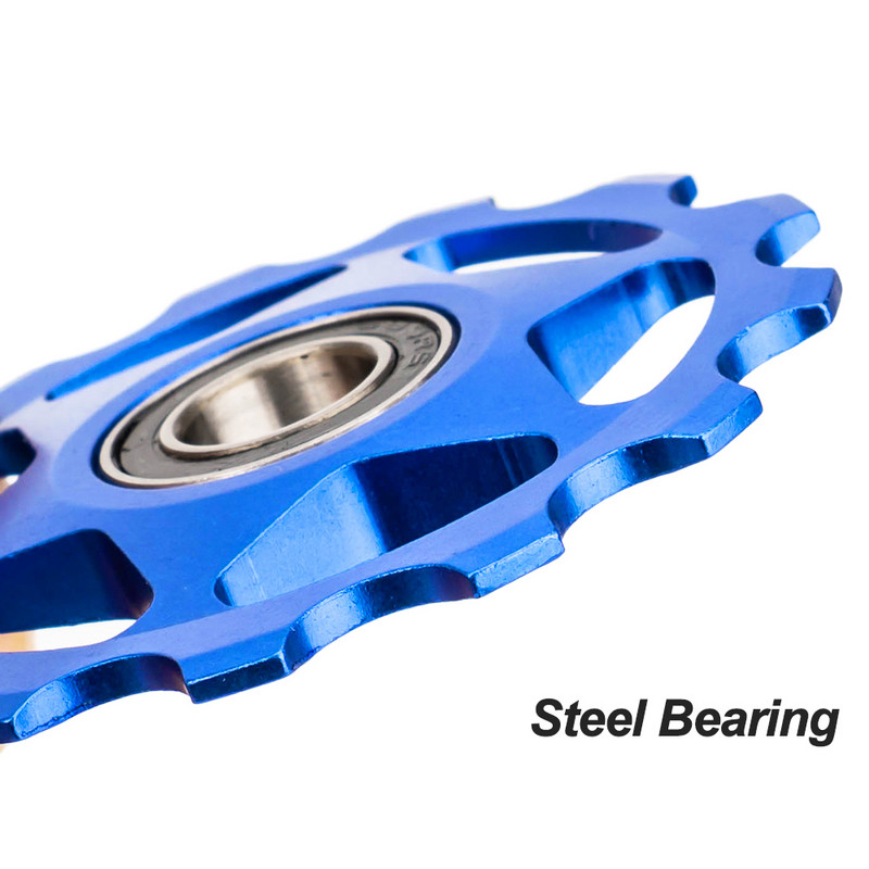 ZTTO 11T 13T MTB jalgratta tagumine käiguvahetaja Jockey Ratta terasest laagririhmaratas AL7075 CNC maanteeratta juhtrull, tühikuur 4mm 5mm 6mm