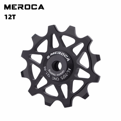 MEROCA keramikas skriemeļi 12/14T velosipēda pārslēdzējs 9v 10v 11v aizmugurējais pārslēdzējs Mtb skriemeļi riteņu keramikas gultnis šosejas kalnu velosipēds