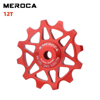 MEROCA keramikas skriemeļi 12/14T velosipēda pārslēdzējs 9v 10v 11v aizmugurējais pārslēdzējs Mtb skriemeļi riteņu keramikas gultnis šosejas kalnu velosipēds