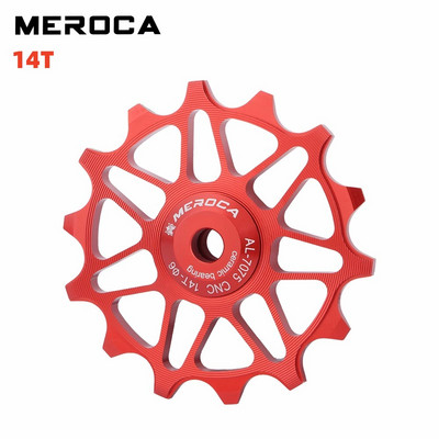 MEROCA keramikas skriemeļi 12/14T velosipēda pārslēdzējs 9v 10v 11v aizmugurējais pārslēdzējs Mtb skriemeļi riteņu keramikas gultnis šosejas kalnu velosipēds