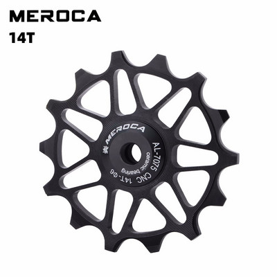 MEROCA keramikas skriemeļi 12/14T velosipēda pārslēdzējs 9v 10v 11v aizmugurējais pārslēdzējs Mtb skriemeļi riteņu keramikas gultnis šosejas kalnu velosipēds