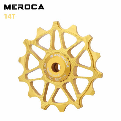 MEROCA keramikas skriemeļi 12/14T velosipēda pārslēdzējs 9v 10v 11v aizmugurējais pārslēdzējs Mtb skriemeļi riteņu keramikas gultnis šosejas kalnu velosipēds