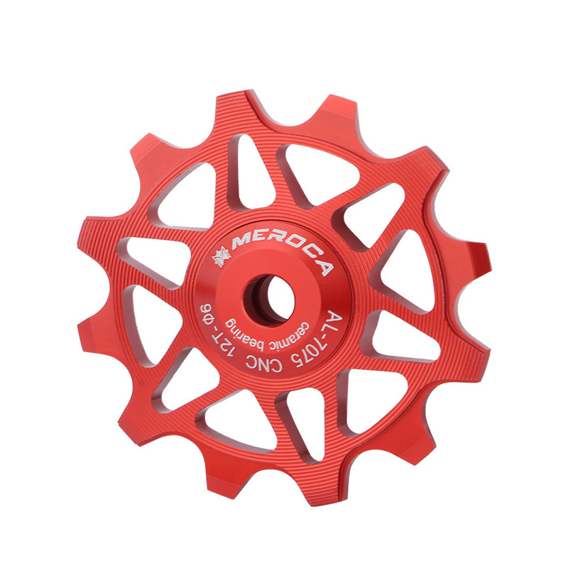 MEROCA keraminiai skriemuliai 12/14T dviračio pavarų perjungiklis 9v 10v 11v galinis perjungiklis Mtb skriemuliai ratų keraminiai guoliai plento kalnų dviratis