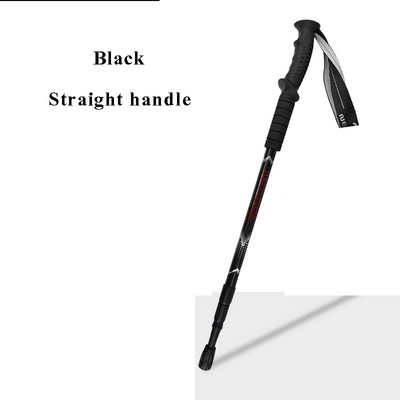 NUONEKO Трисекционна прибираща се пръчка На открито Преносима щека за туризъм, катерене Прибираща се защитна бастун CA26
