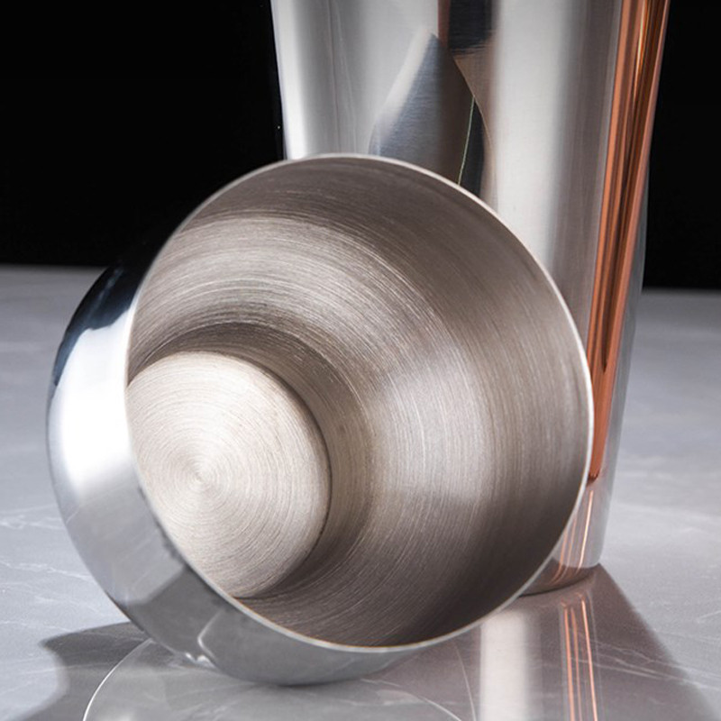 750 ml 750/600 ml 800/600 ml kokteilių plaktuvas Boston baro stiklo plaktuvo kamštis butelių maišytuvui „Jgger Pourer“ vyno priedai