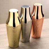 650 ml roostevabast terasest prantsuse kokteilišeiker Klassikaline elegantne baarikokteilišeiker baarmeni baaritööriist