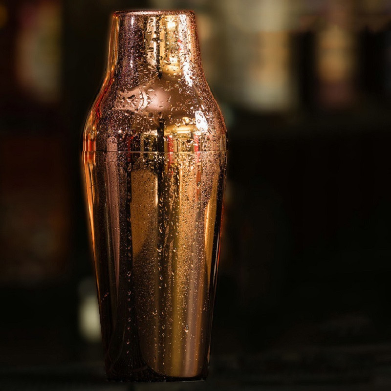 650 ml roostevabast terasest prantsuse kokteilišeiker Klassikaline elegantne baarikokteilišeiker baarmeni baaritööriist