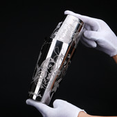 550 ml / 850 ml graviravimo nerūdijančio plieno kokteilis Boston baro plaktuvo baras Barware